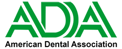 The image is a logo consisting of stylized green text that reads  ADA  with the letters in uppercase, set against a white background.